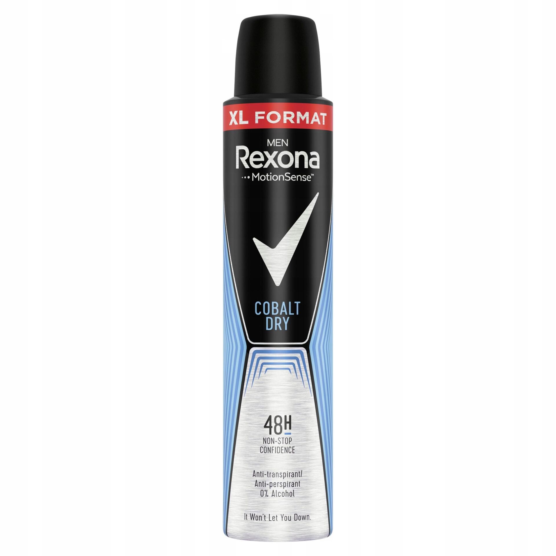Rexona Men Cobalt Dry MotionSense Antyperspirant w Sprayu Dezodorant 200ml