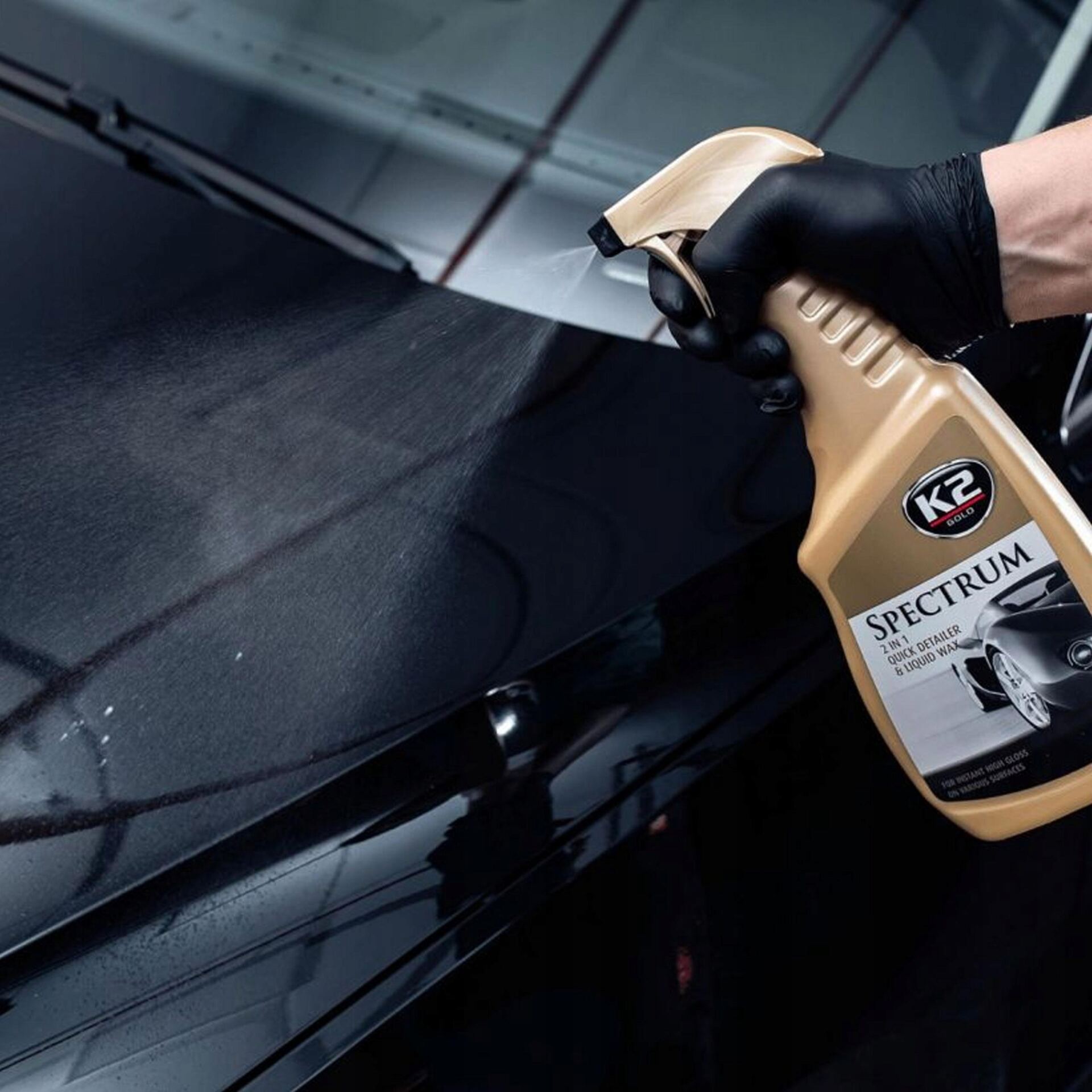 K2 G021 SPECTRUM 700ML SYNTETYCZNY WOSK QUICK DETAILER - obrazek 3