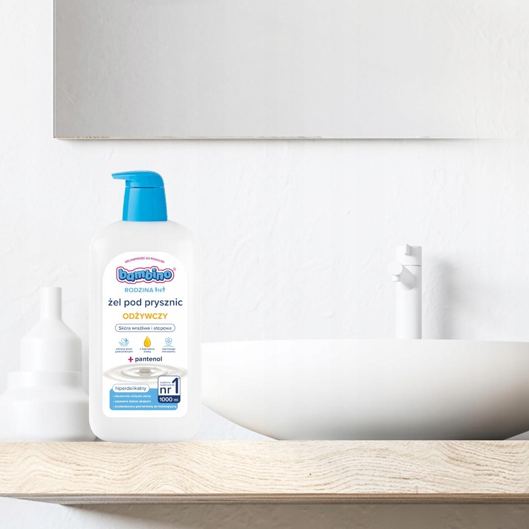BAMBINO Rodzina Żel pod prysznic odżywczy, 1000 ml - obrazek 4