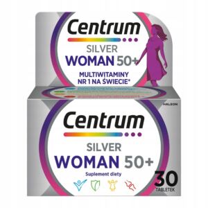 Multiwitamina Centrum WOMAN 50+ dla kobiet minerały witaminy 30 tabletek