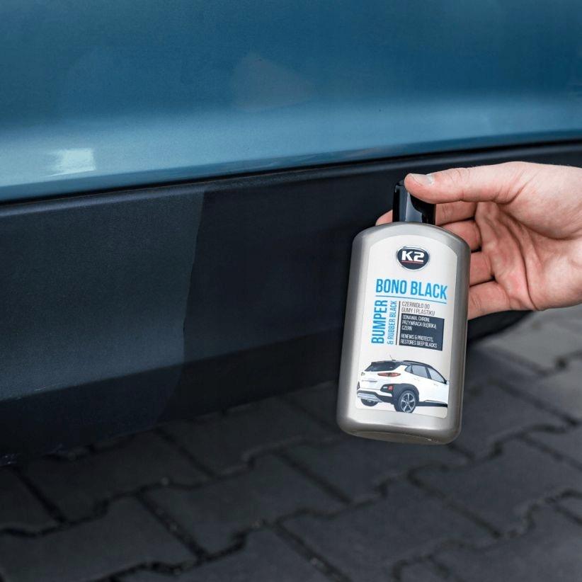 K2 BONO BLACK CZERNIDŁO DO REGENERACJI PLASTIKÓW GUMY ZDERZAKÓW 250ml K030N - obrazek 5