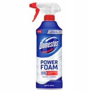 DOMESTOS Power Foam Płyn 435 ml Piana Do Toalet I Łazienek Arctic Fresh