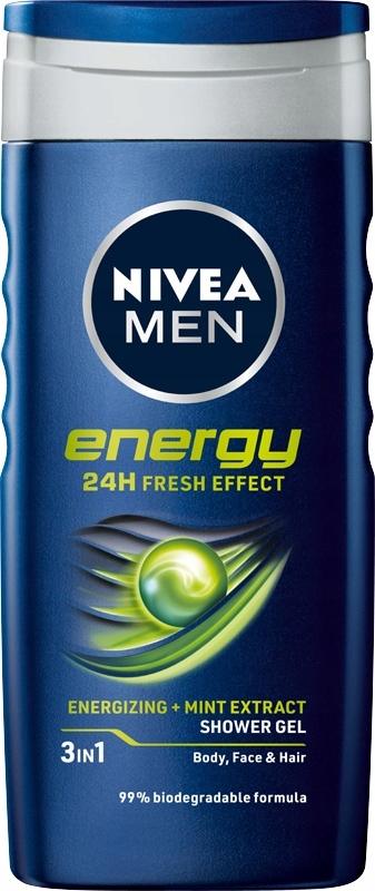 NIVEA Men Żel pod prysznic Energy 250 ml