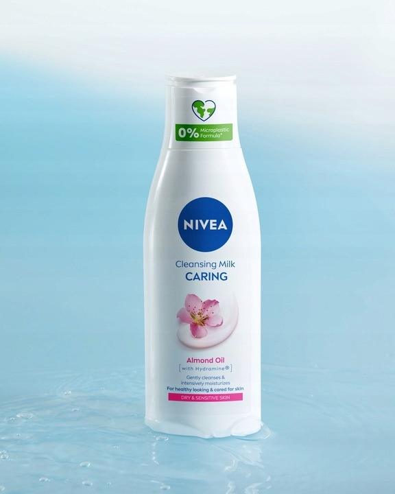 NIVEA ŁAGODNE MLECZKO OCZYSZCZAJĄCE CERA SUCHA I WRAŻLIWA 200 ml - obrazek 2