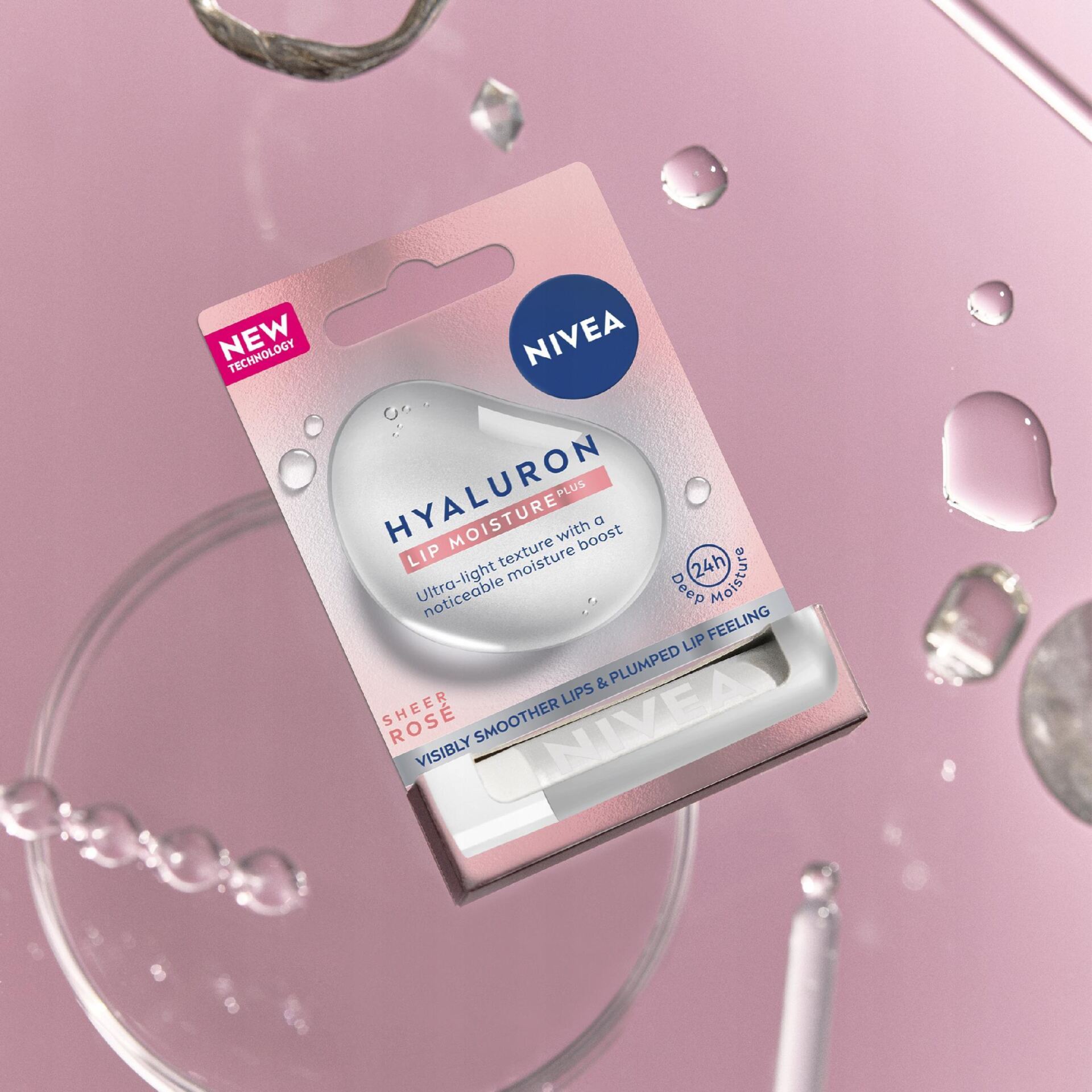 NIVEA HYALURON MOISTURE PLUS Balsam pomadka do ust - obrazek 6