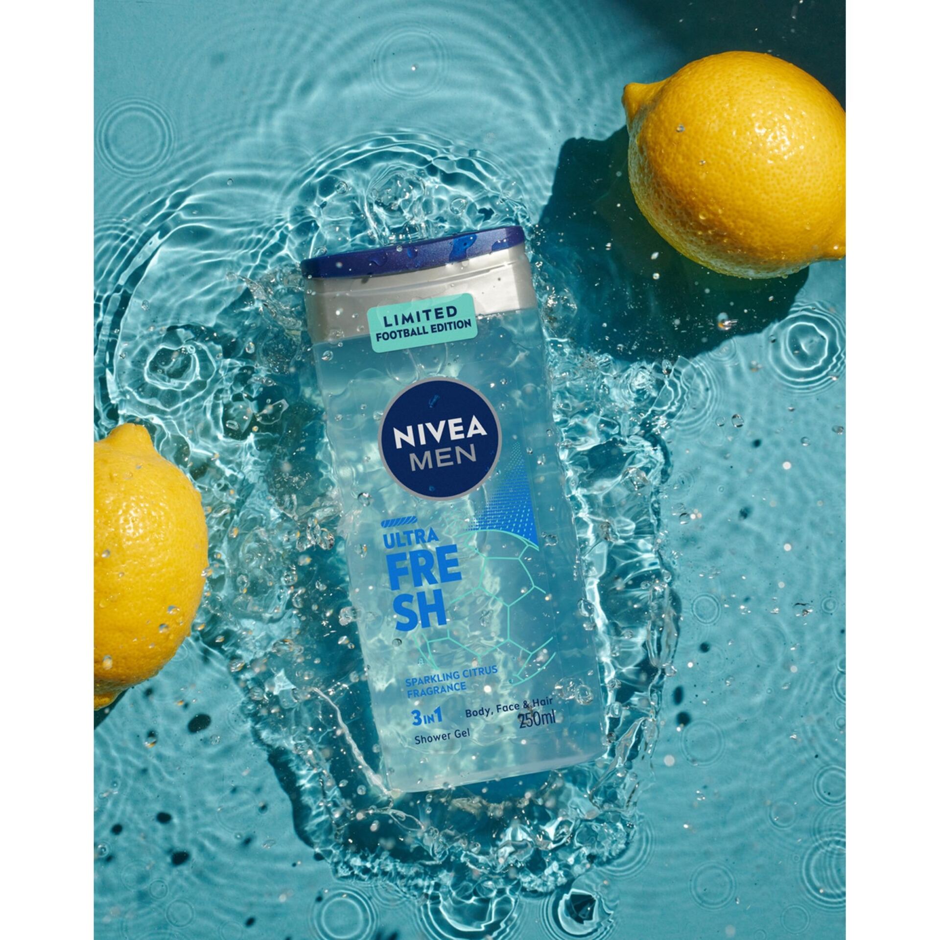 NIVEA MEN Ultra Fresh Żel pod prysznic 250 ml - obrazek 10