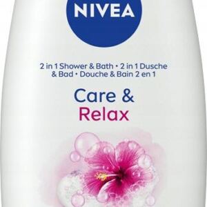 NIVEA PIELĘGNUJĄCY PŁYN DO KĄPIEL I ŻEL POD PRYSZNIC CARE & RELAX 750 ml