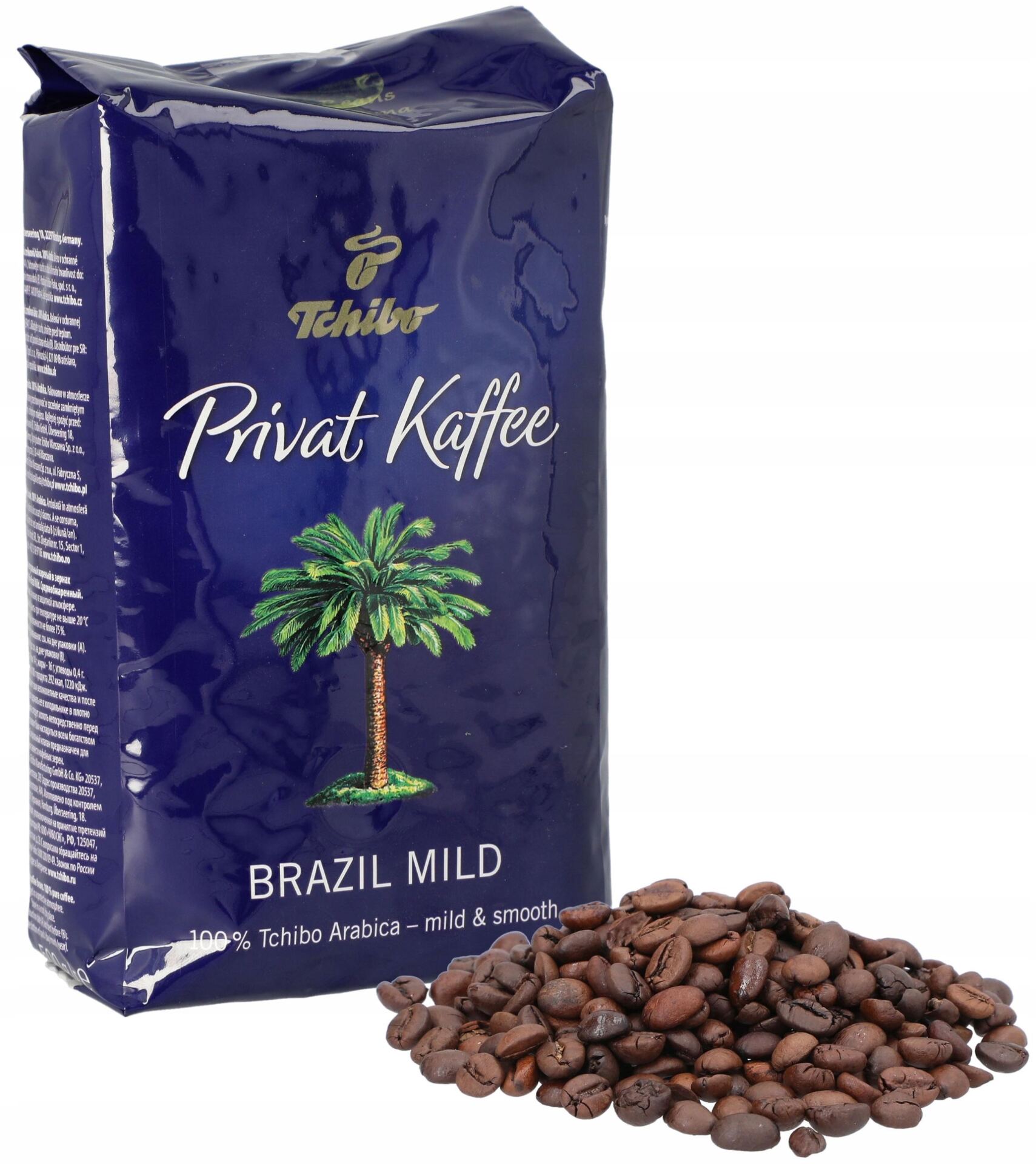 Tchibo Privat Kaffee Brazil Mild Kawa ziarnista 500g Arabika - obrazek 8