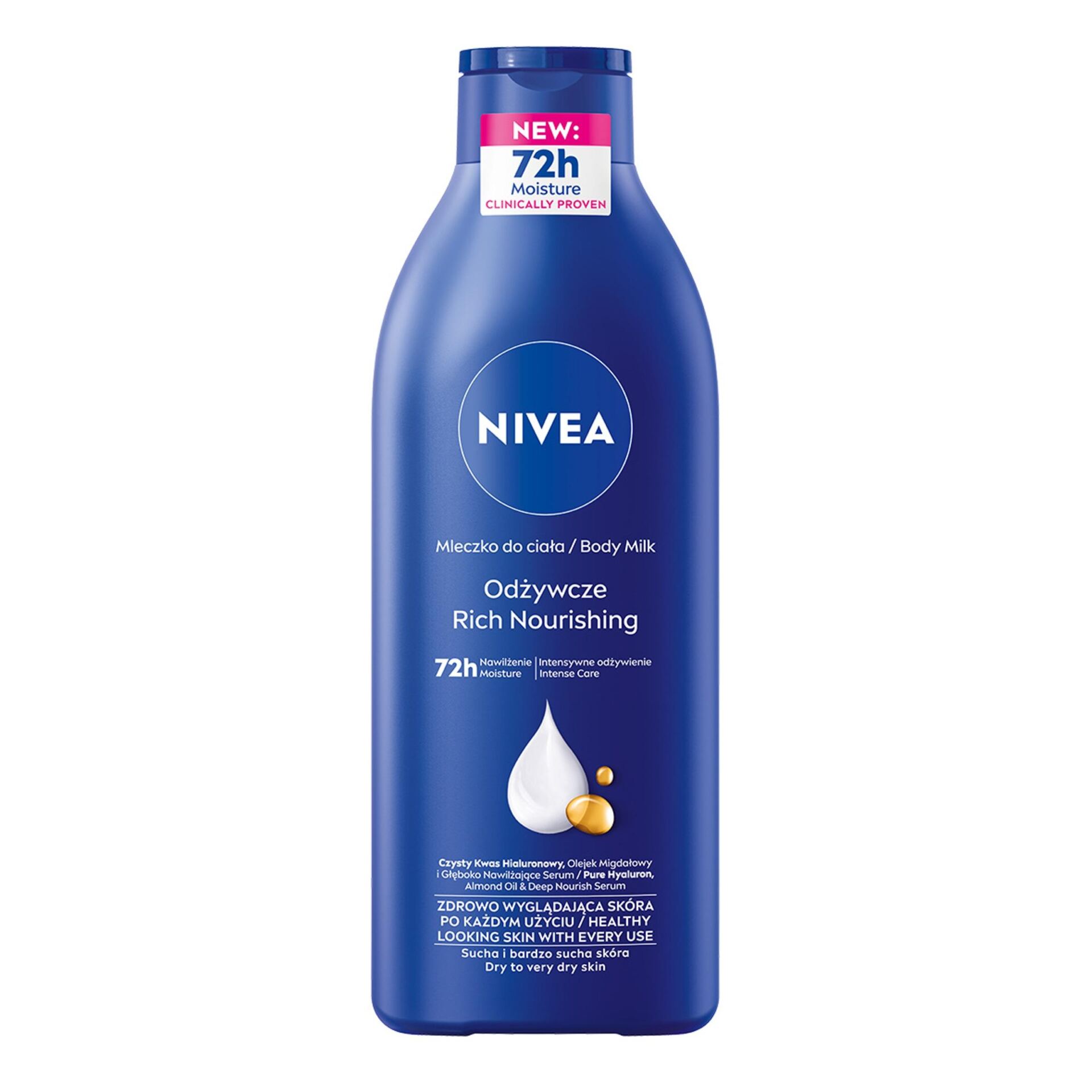 NIVEA Mleczko Odżywcze do ciała 400ml BODY - obrazek 13