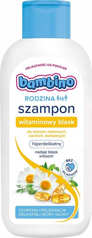 Bambino RODZINA Szampon Łagodzący, 400 ml