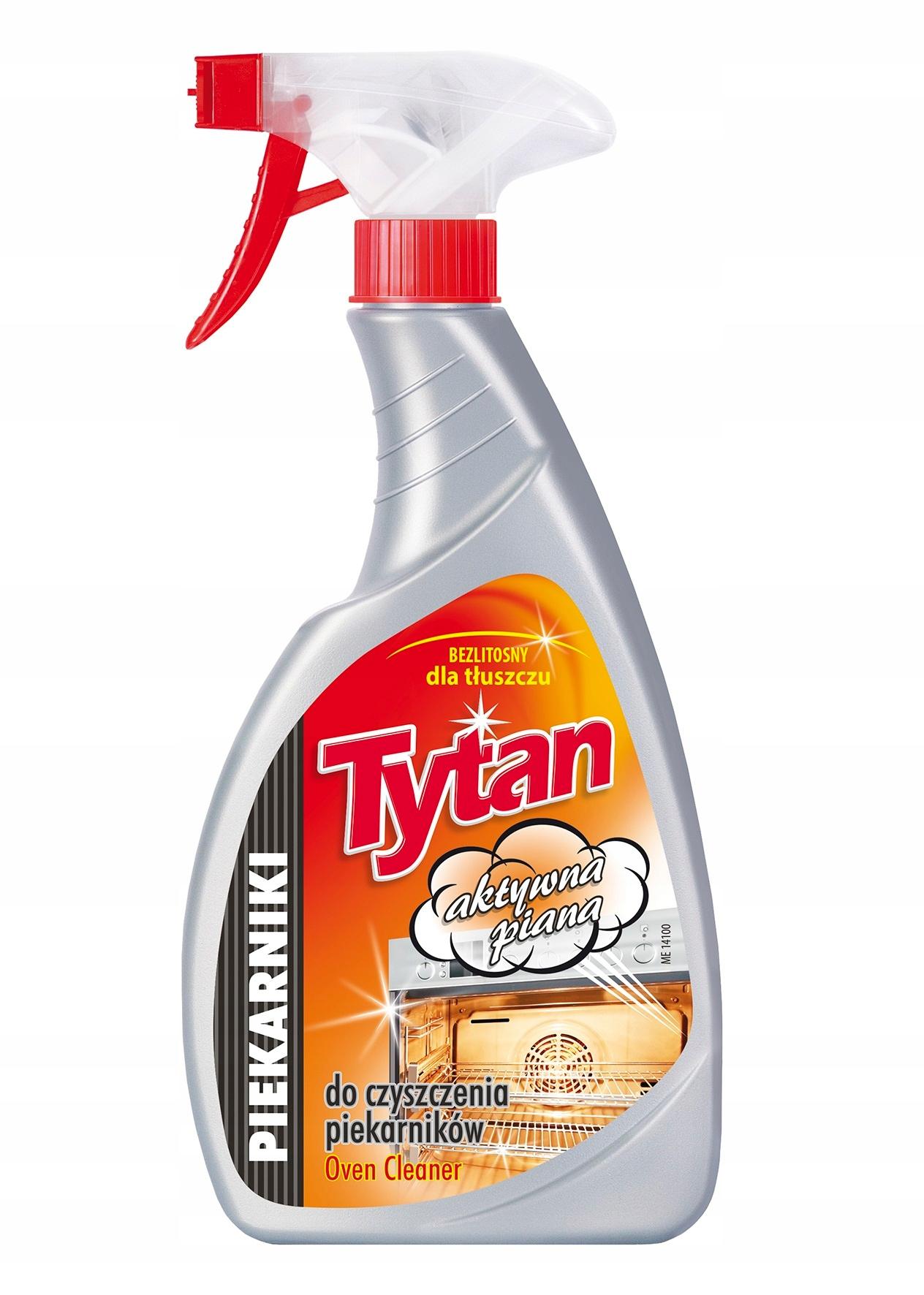 TYTAN AKTYWNY PŁYN DO CZYSZCZENIA PIEKARNIKA SPRAY 500ML - obrazek 2
