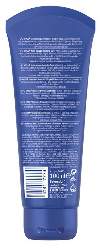 NIVEA KREM DO RĄK INTENSYWNE NAWILŻENIE 100 ml - obrazek 10
