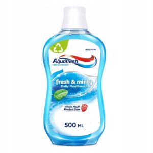 Aquafresh Fresh & Minty Płyn do płukania jamy ustnej 500 ml Miętowy