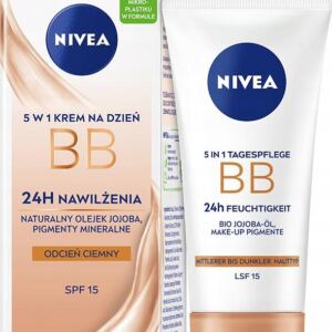 NIVEA 5w1 Krem BB na Dzień - Ciemny, 50 ml