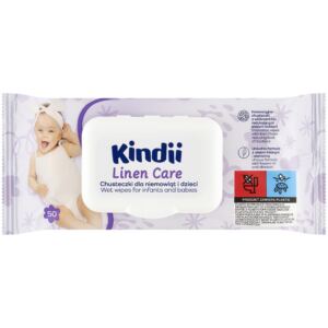 KINDII chusteczki nawil偶ane dla niemowl膮t i dzieci 50 sztuk