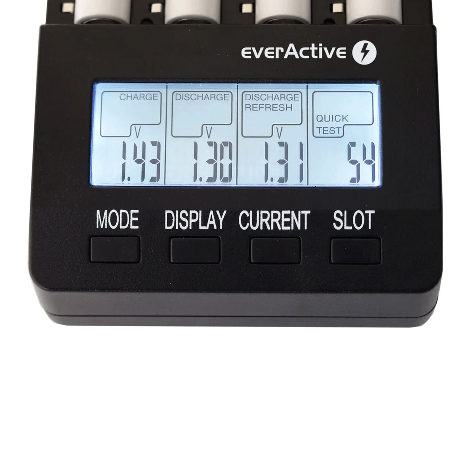EverActive Ładowarka do akumulatorów AA AAA z wyświetlaczem NC-3000 - obrazek 4