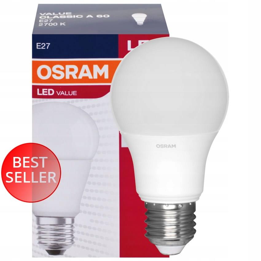 Osram żarówka LED E27 8,5W=60W 806lm 2700K CIEPŁA - obrazek 6
