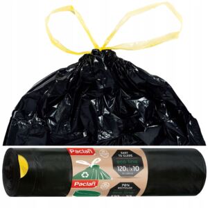 PACLAN ECO LINE WORKI NA ŚMIECI Z TAŚMĄ 120L 10 SZT