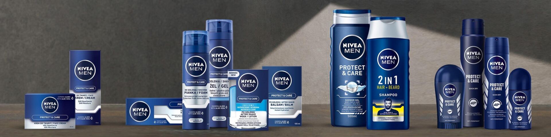 NIVEA MEN PROTECT & CARE KREM INTENSYWNIE NAWILŻAJĄCY 50 ml - obrazek 15