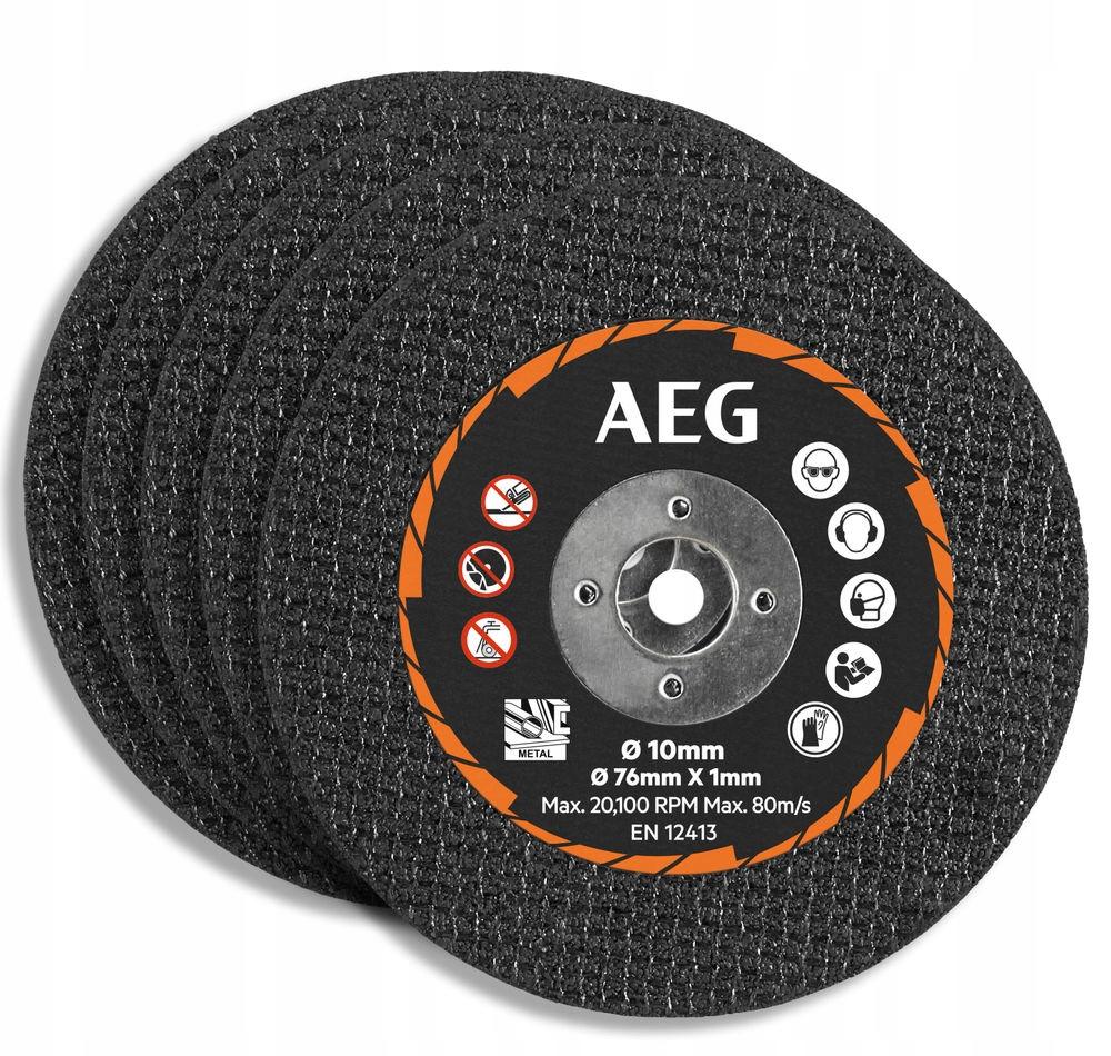 AEG TARCZA DO CIĘCIA METALU STALI 76MM AAKMMMC05 5SZT. - obrazek 3