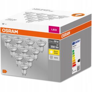 Osram 10x żarówka LED GU10 4,3W=50W 2700K 350lm