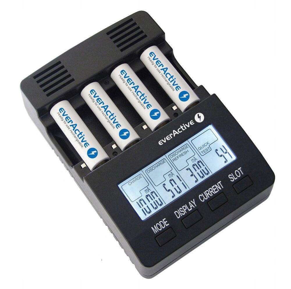 EverActive Ładowarka do akumulatorów AA AAA z wyświetlaczem NC-3000 - obrazek 16