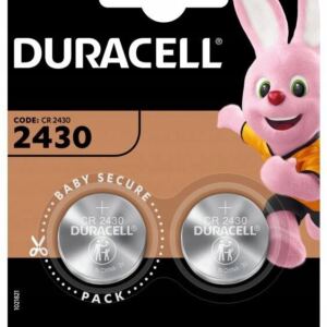 Duracell Bateria Litowa Płaska Guzikowa Pastylkowa CR2430 DL2430 2szt.