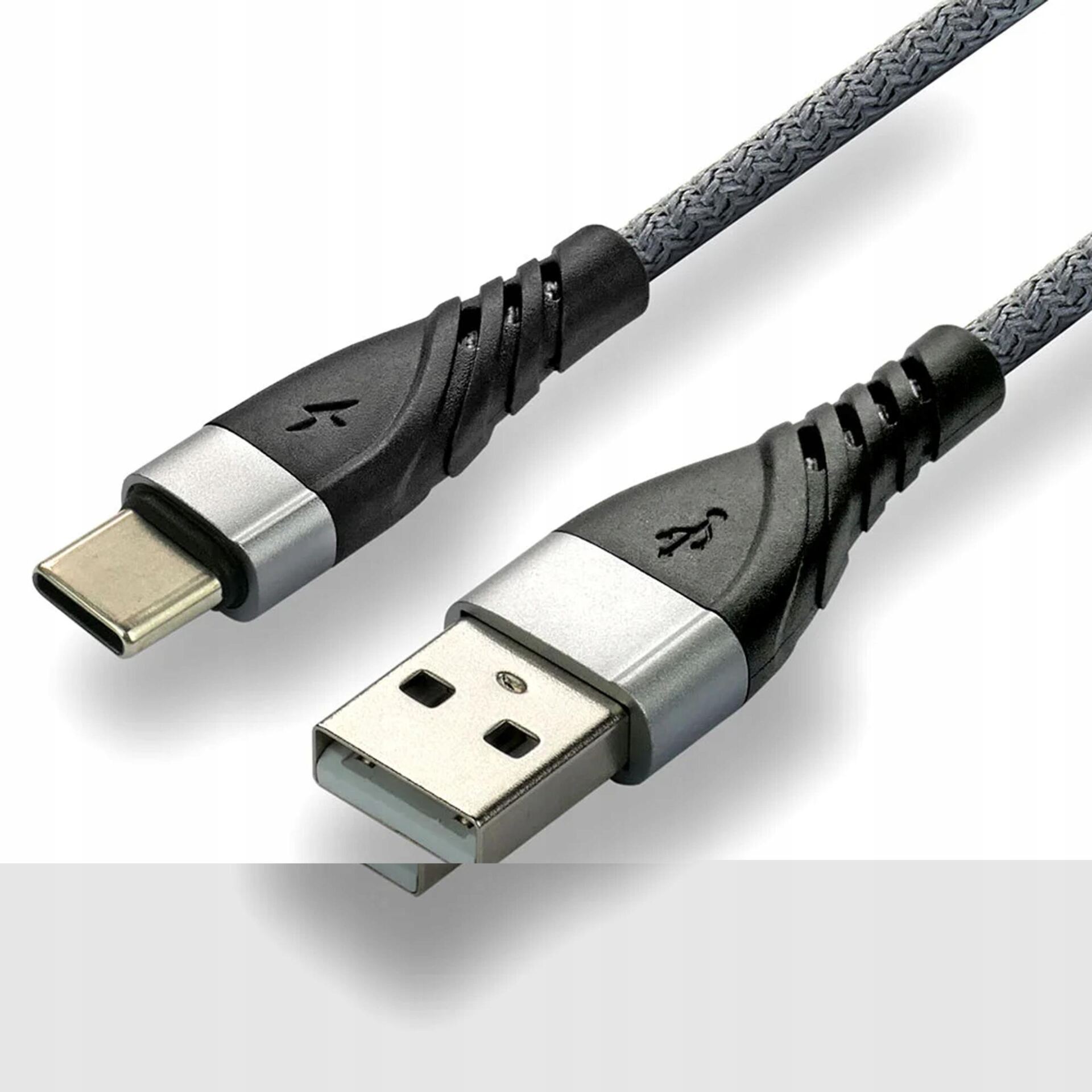 EverActive Kabel Do Ładowania USB-USB C 1m CBB-1CG Pleciony - obrazek 2