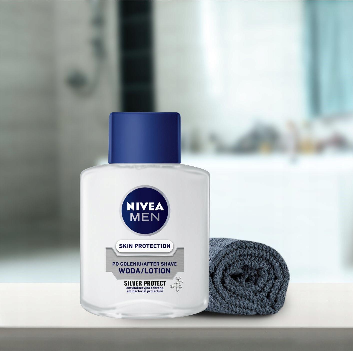 NIVEA MEN Woda po goleniu Silver Protect 100ml - obrazek 10