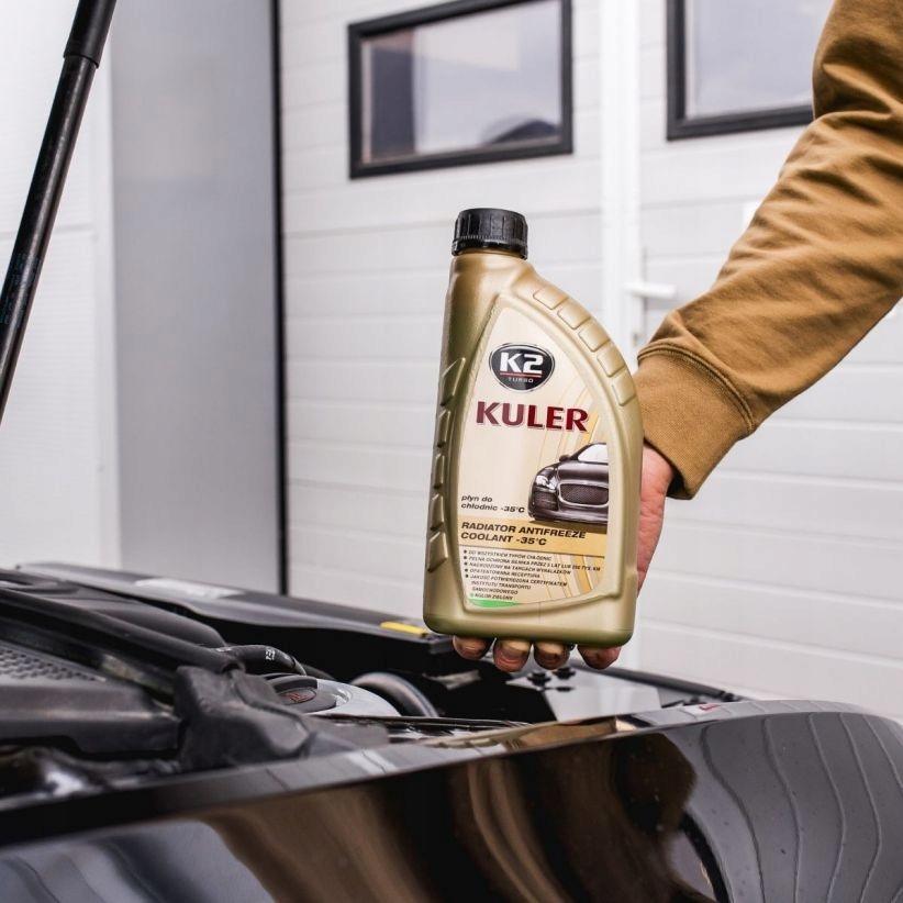 K2 T201Z TURBO Kuler 1L Green Płyn do Chłodnic -35C Zielony - obrazek 4