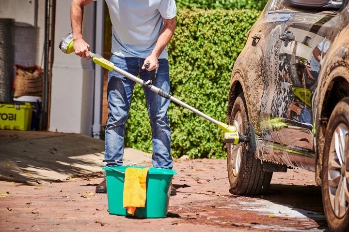 TELESKOPOWA SZCZOTKA OBROTOWA RYOBI TELESKOPOWY WYSIĘGNIK 18V R18TPS-0 - obrazek 5