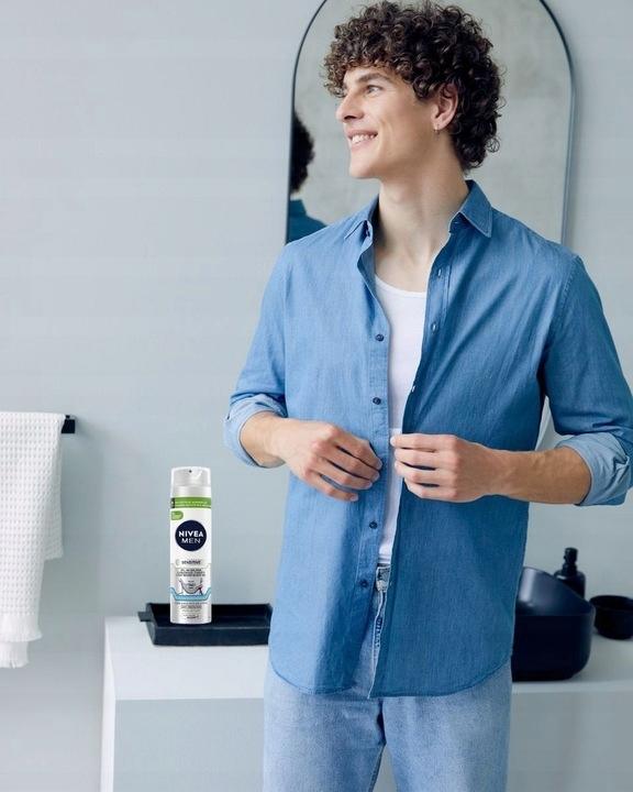 NIVEA MEN Żel do golenia 3-dniowego zarostu 200 ml - obrazek 3
