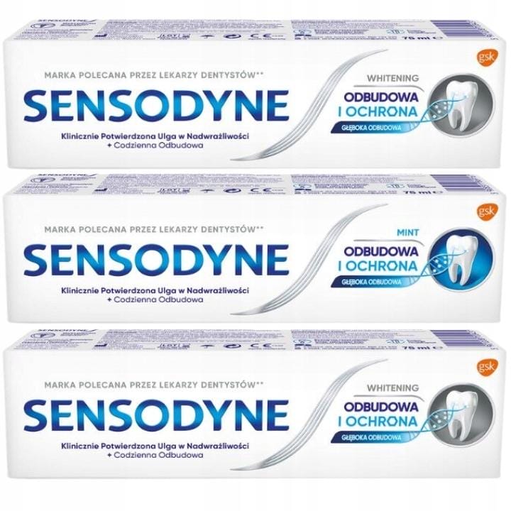 Sensodyne Pasta do zębów Odbudowa i Ochrona miętowa ochrona szkliwa 75ml - obrazek 14