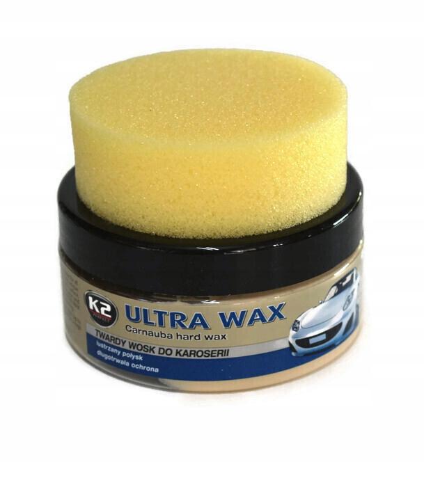 K2 ULTRA WAX TWARDY WOSK DO NABŁYSZCZANIA I OCHRONY LAKIERU CARNAUBA 250G - obrazek 15