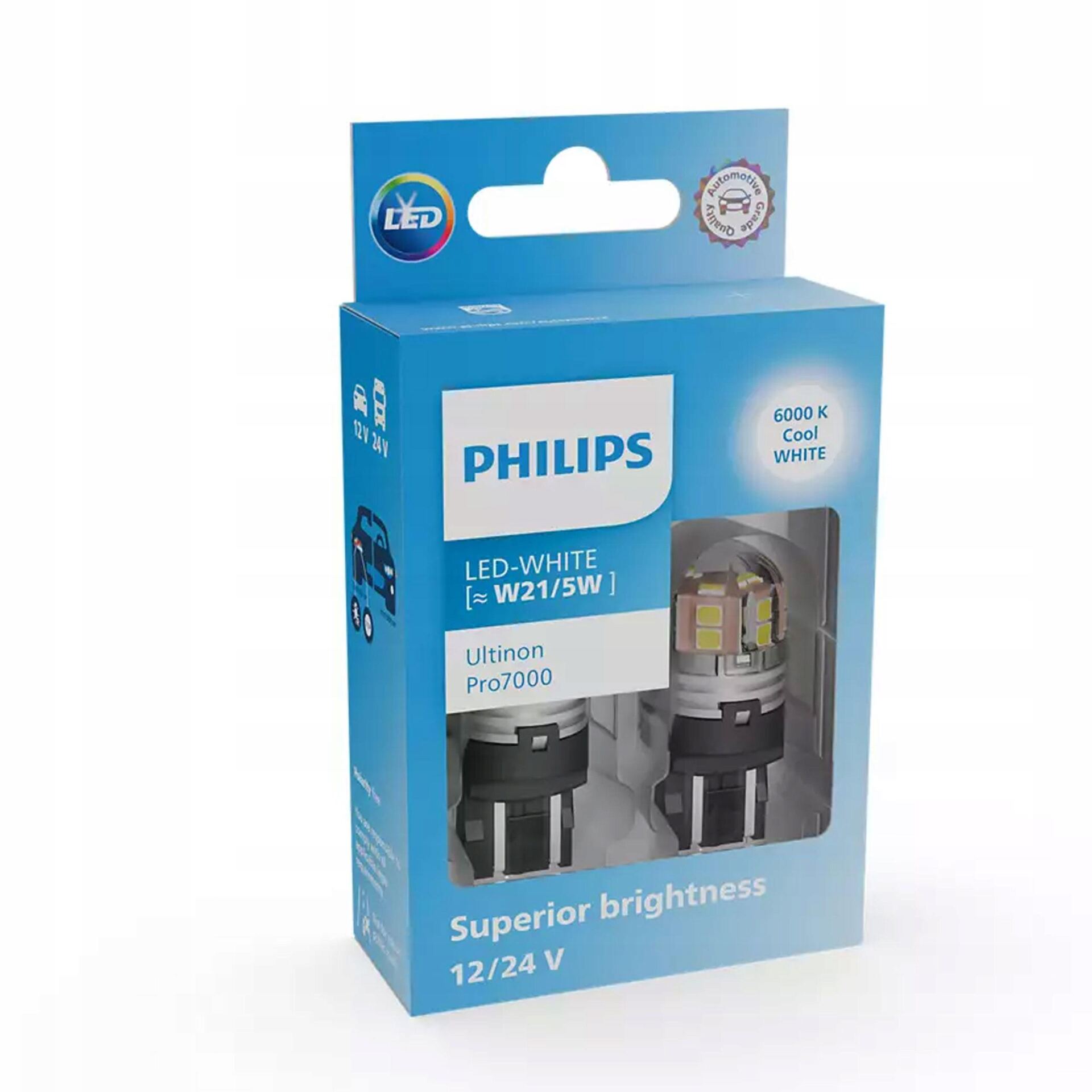 Żarówki Philips LED Ultinon Pro7000 W21/5W CU70 12/24V - obrazek 4
