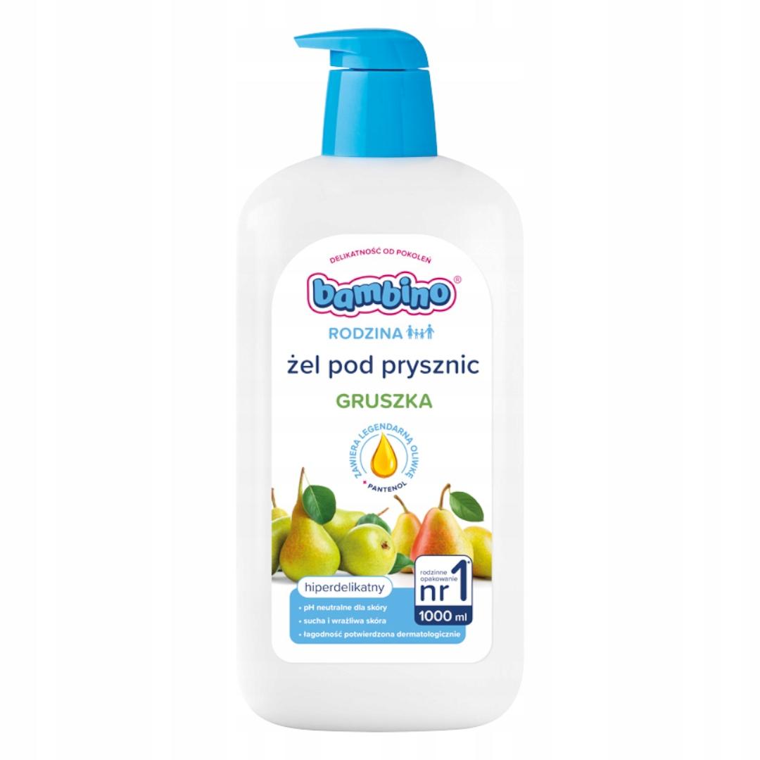 BAMBINO Rodzina Żel pod prysznic o zapachu gruszki, 1000 ml