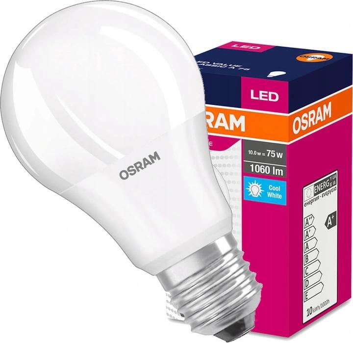 OSRAM Żarówka LED A60 E27 10W 75W 1060lm 4000K