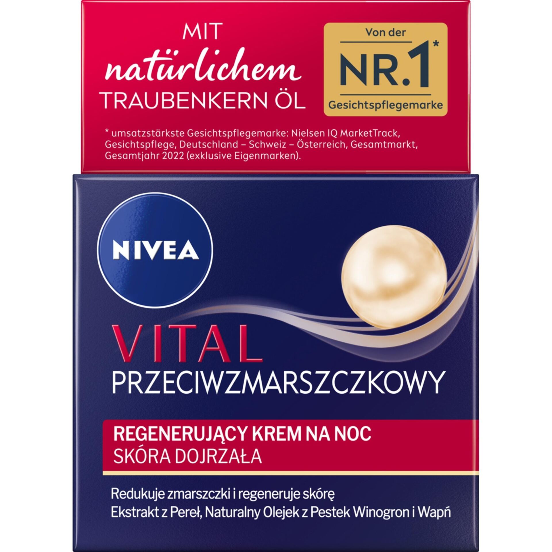 NIVEA Krem na Noc Vital Przeciwzmarszczkowy Regenerujący, 50 ml - obrazek 6