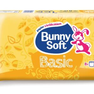 BUNNY SOFT Papier toaletowy 2 warstwy 8 szt.
