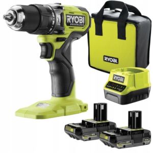 RYOBI RPD18BL-2C20S BEZSZCZOTKOWA WKRĘTARKA UDAROWA 18V 2x2.0Ah ŁADOWARKA
