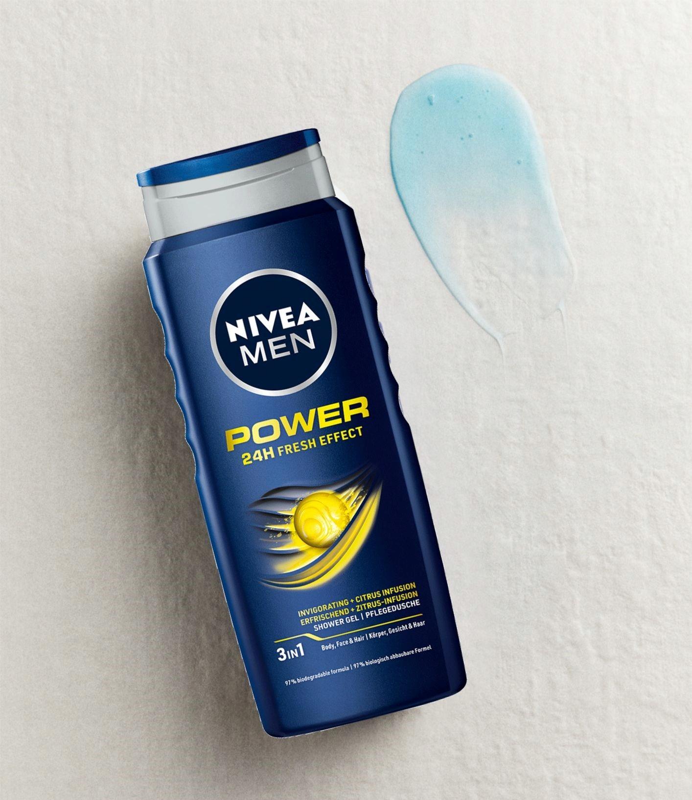 NIVEA Men żel pod prysznic Power Fresh 500 ml - obrazek 11