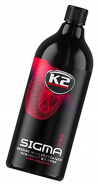 K2 Sigma PRO Żel Nabłyszczająco - Ochronny do Opon Gumy Czernidło 1L D1101 - obrazek 11