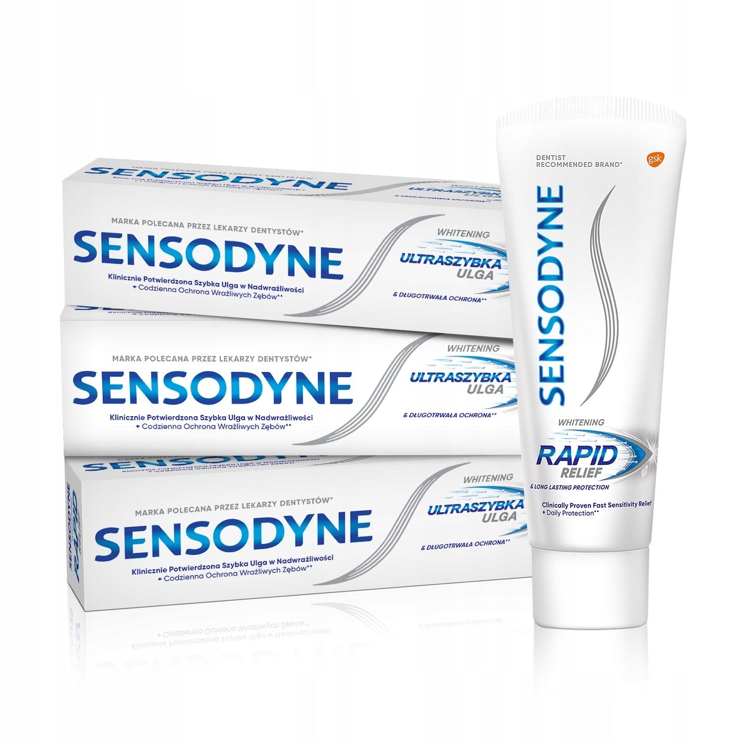 SENSODYNE Pasta do zębów Ultraszybka Ulga Whitening 75ml - obrazek 9