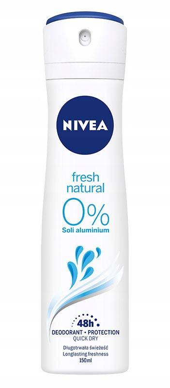NIVEA FRESH NATURAL DEZODORANT W SPRAYU 150 ml - obrazek 4