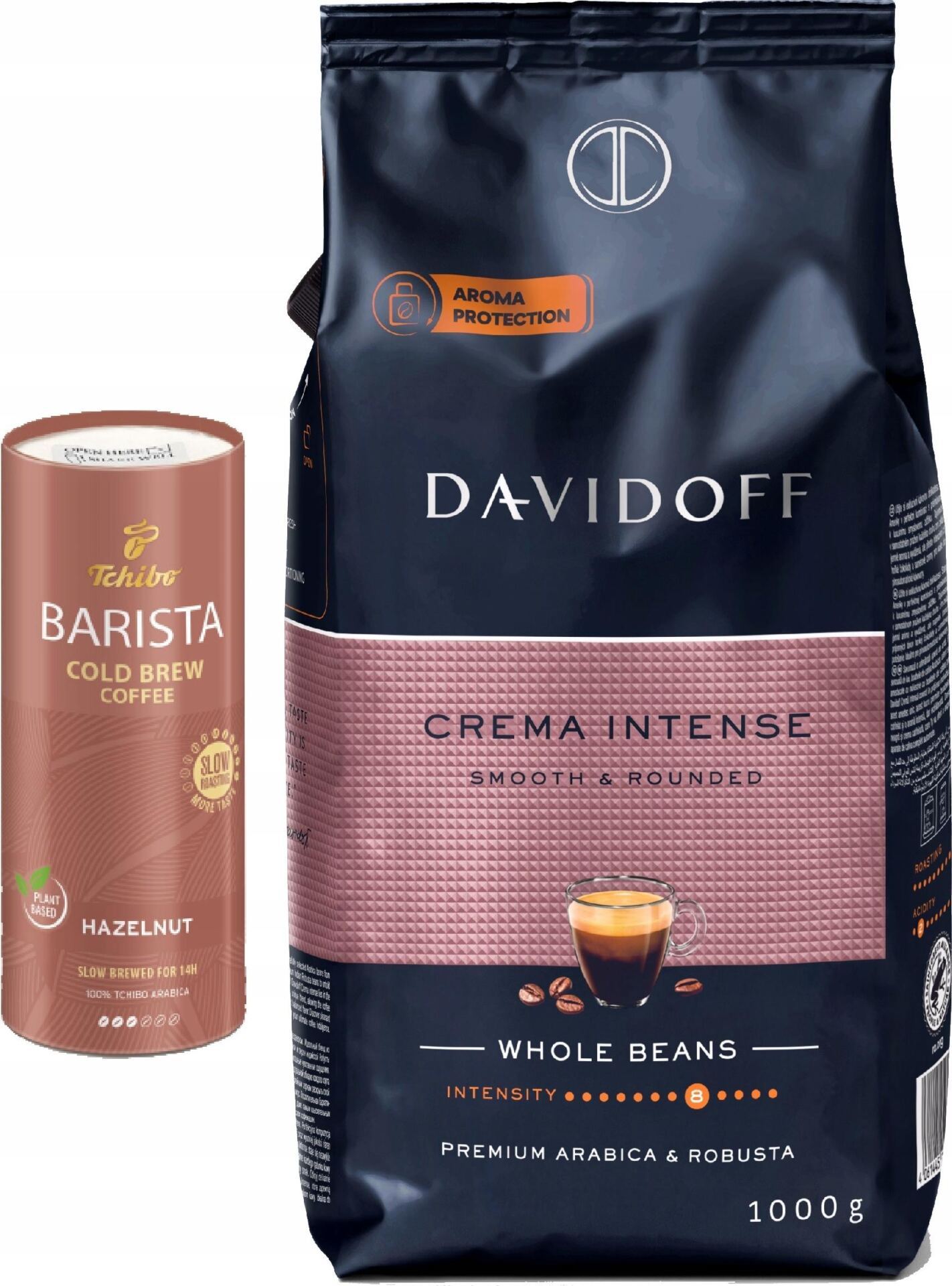 Davidoff Cafe Crema Intense 1 kg Kawa Ziarnista Arabika Robusta - obrazek 9