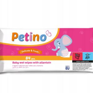 Petino Delicate & Fresh chusteczki nawilżane 84 szt