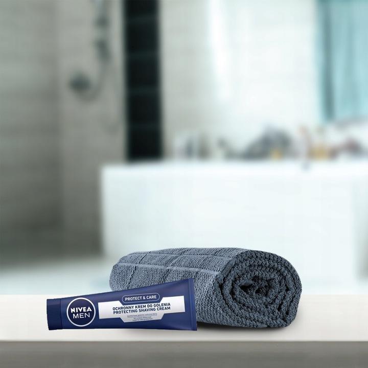 NIVEA MEN Krem do golenia Protect&Care 100ml - obrazek 3