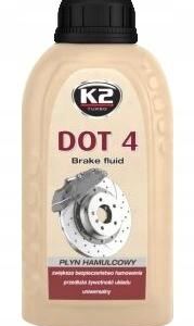 K2 DOT-4 T124 PŁYN HAMULCOWY 250 ML ZWIĘKSZA BEZPIECZEŃSTWO HAMOWANIA
