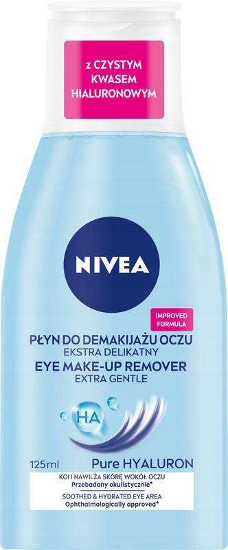 NIVEA Płyn micelarny do demakijażu oczu z kwasem hialuronowym 125 ml
