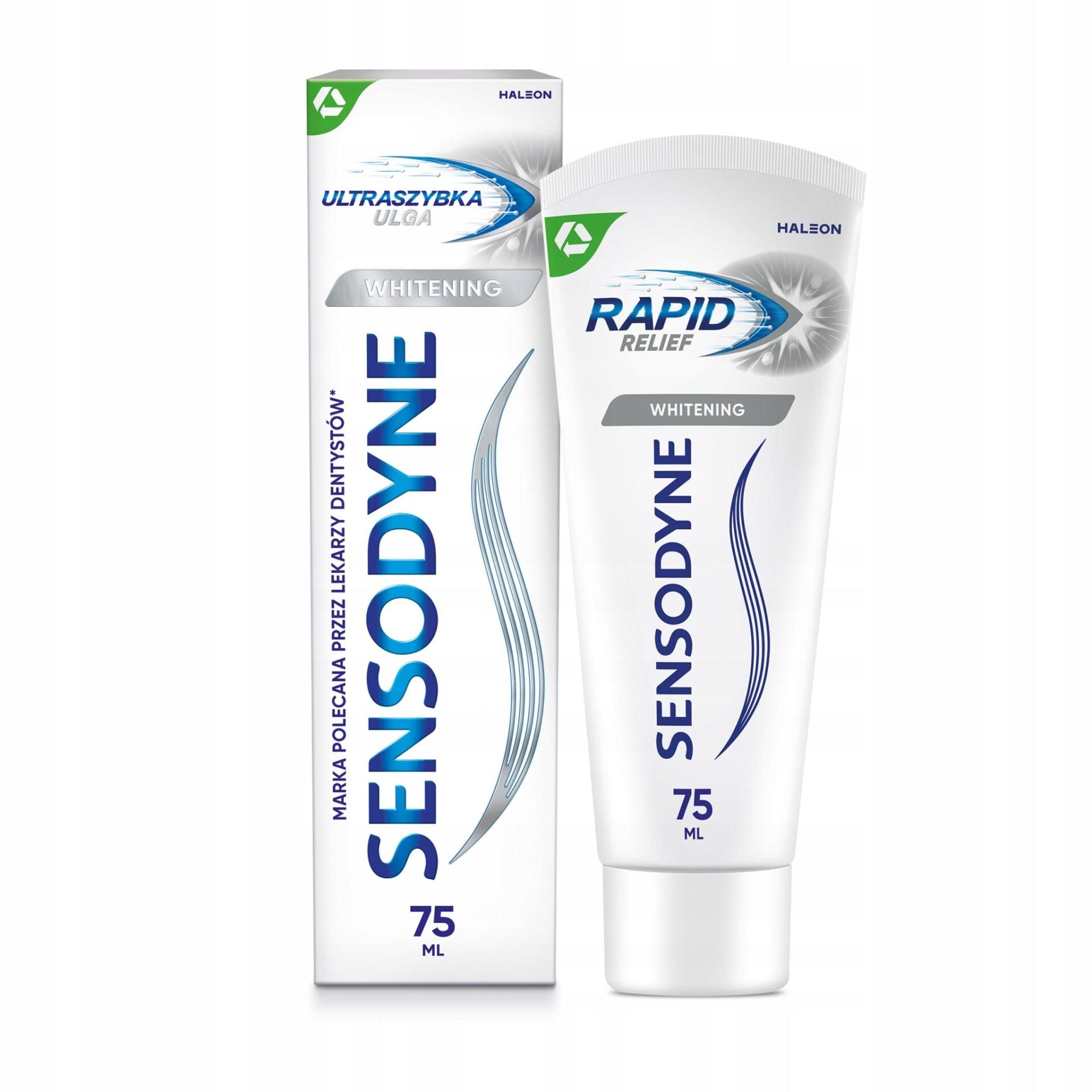 SENSODYNE Pasta do zębów Ultraszybka Ulga Whitening 75ml